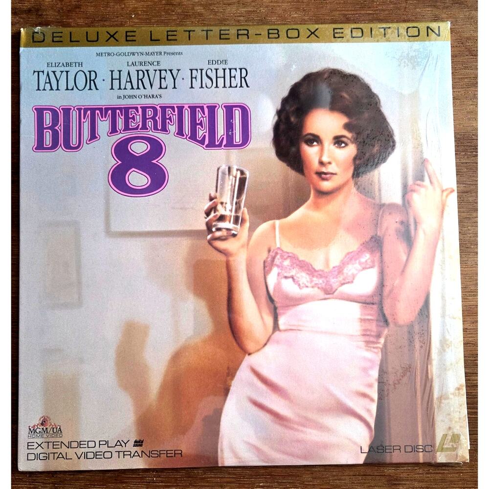Elizabeth Taylor -Butterfield 8 - Laser Disc MGM/UA Home Video Movie